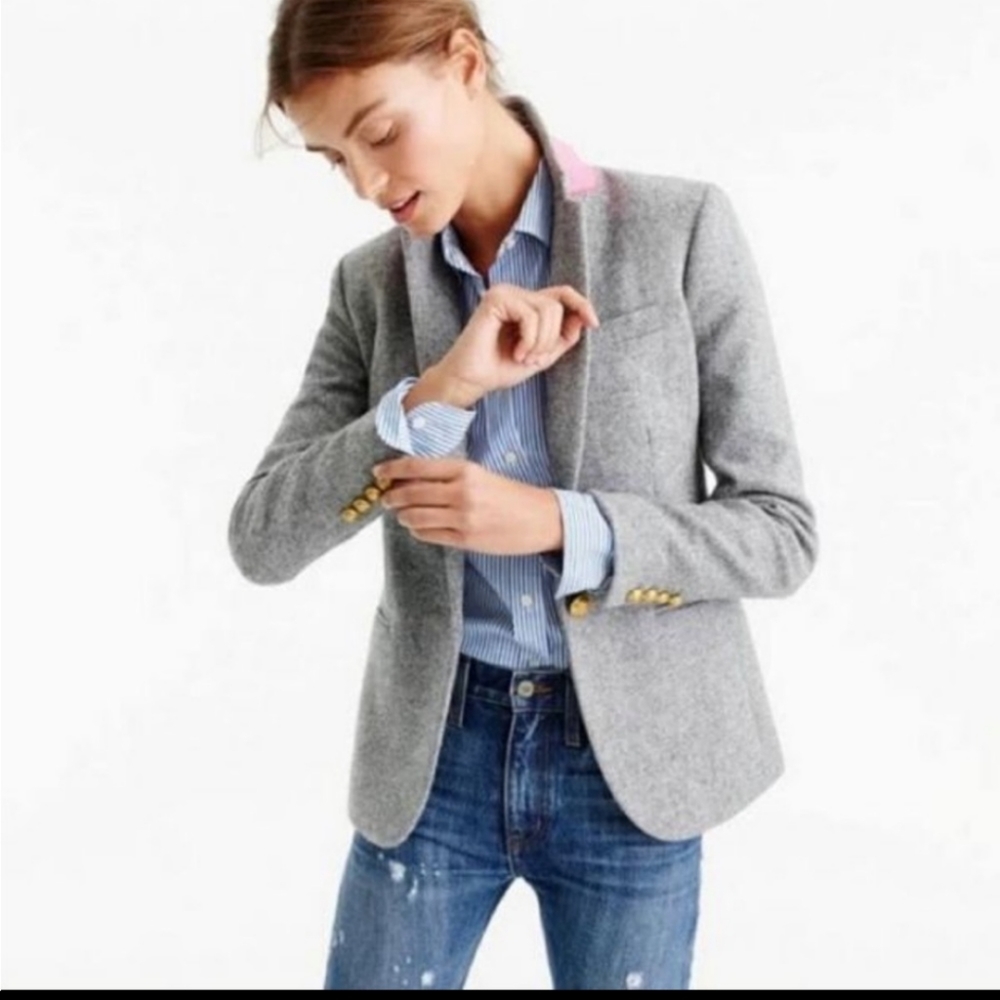 J.Crew Women's Campbell Wool Blazer 6 (small)